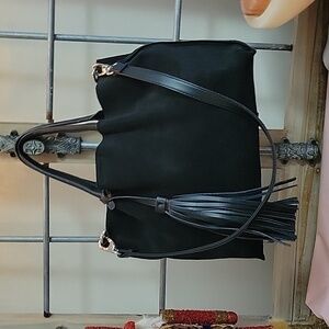 Suede and Leather Bag EUC
